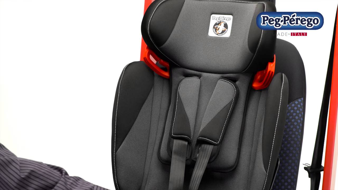 Siège-auto rehausseur PEG PEREGO Viaggio Shuttle Isofix groupe 2/3 -  noir/gris, Puériculture