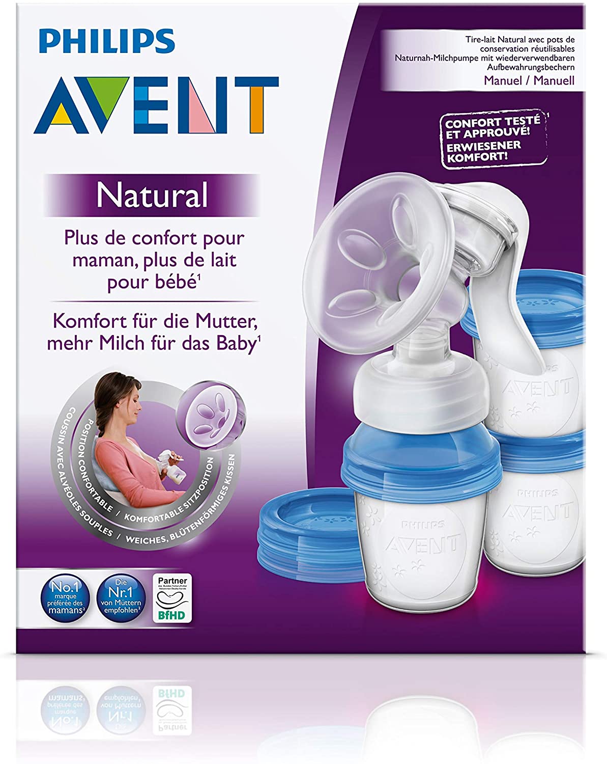 Tire-lait Manuel Philips AVENT SCF330/13 - Confort Et Simplicité Pour Les Jeunes Mamans