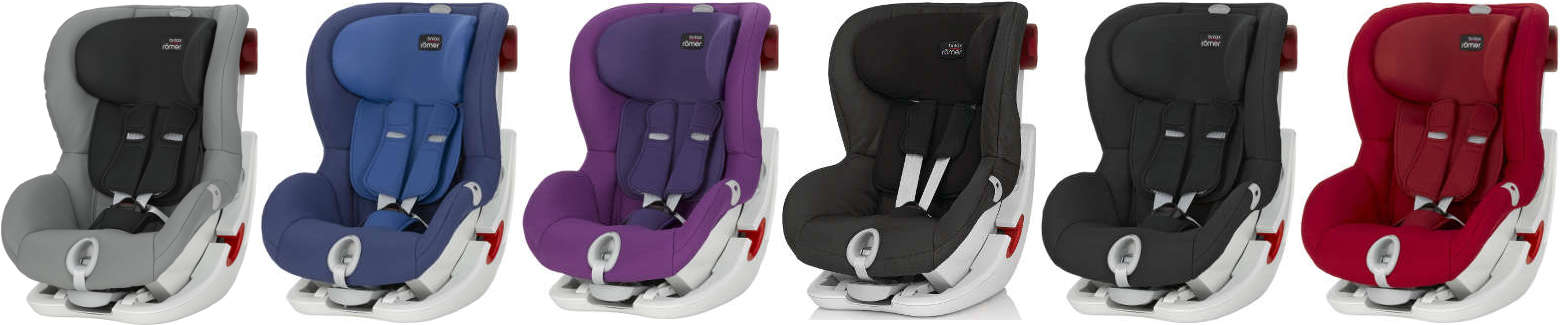 Variantes de couleur du Siège enfant Siège Auto Britax Römer King 2