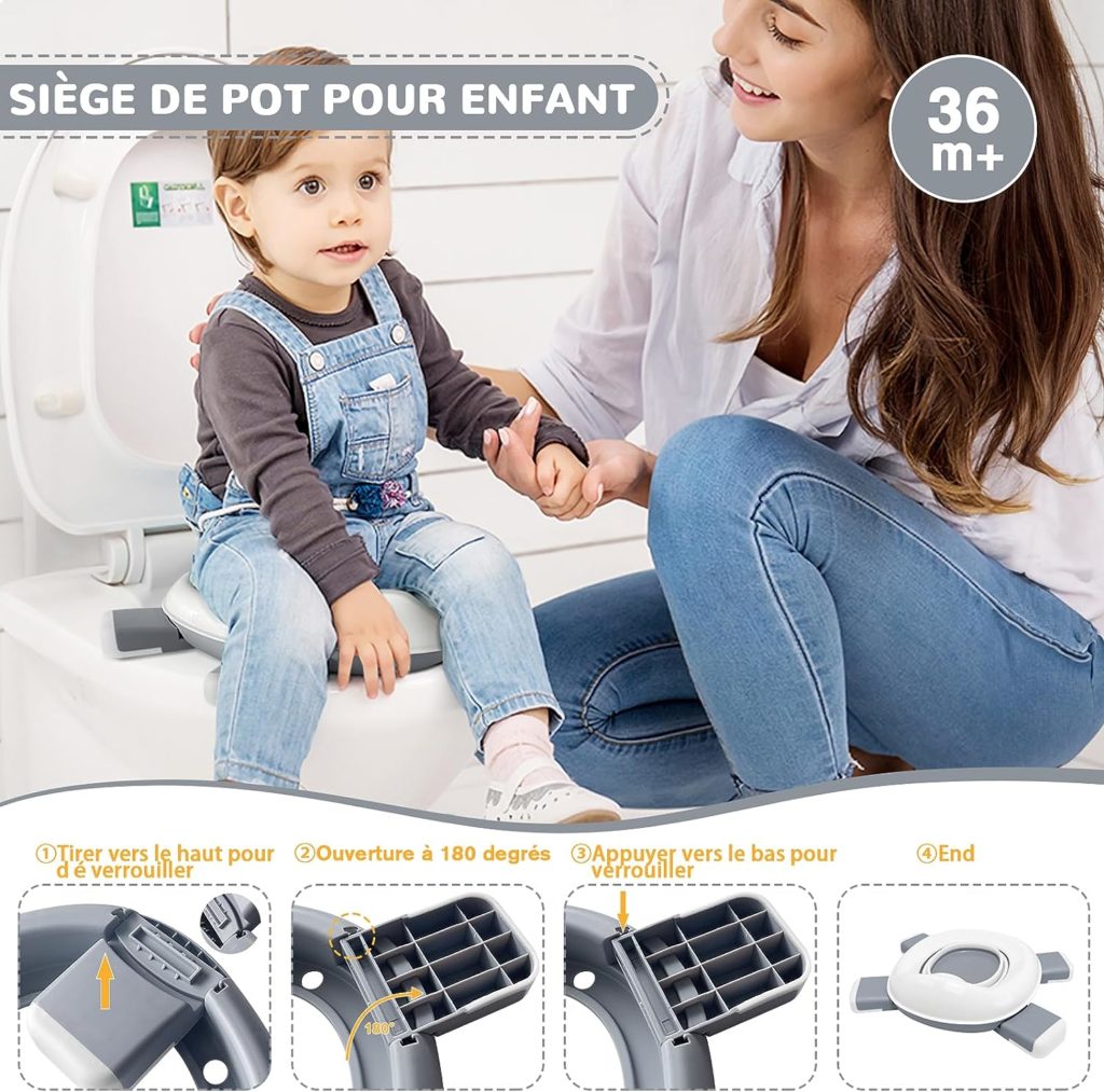 DEANIC 2-in-1 Pot Bebe Toilette