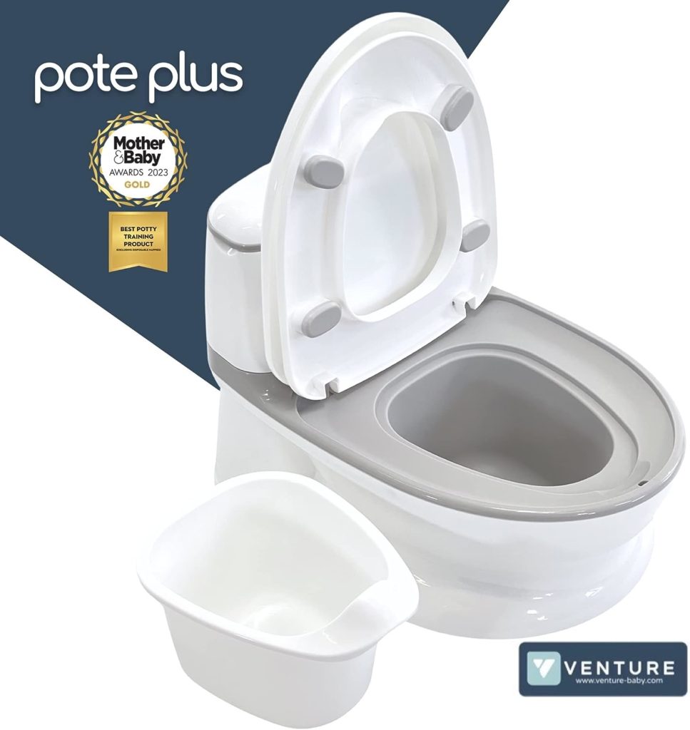 Pot En Forme D'avion Pour Bébé - Apprentissage De La Propreté Ludique - Plastique Sans BPA, Base Antidérapante - Intérieur Amovible Facile à Nettoyer - Rose