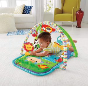 tapis de jeu Fisher-Price Amis de la Jungle 3-en-1