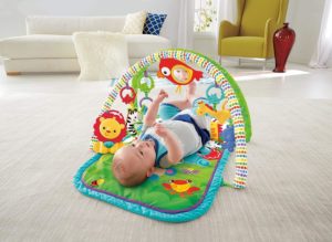 tapis de jeu Fisher-Price Amis de la Jungle 3-en-1