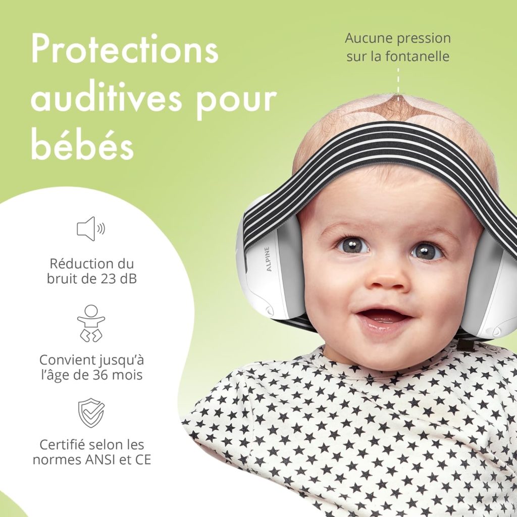 Casque anti bruit Alpine Baby Muffy