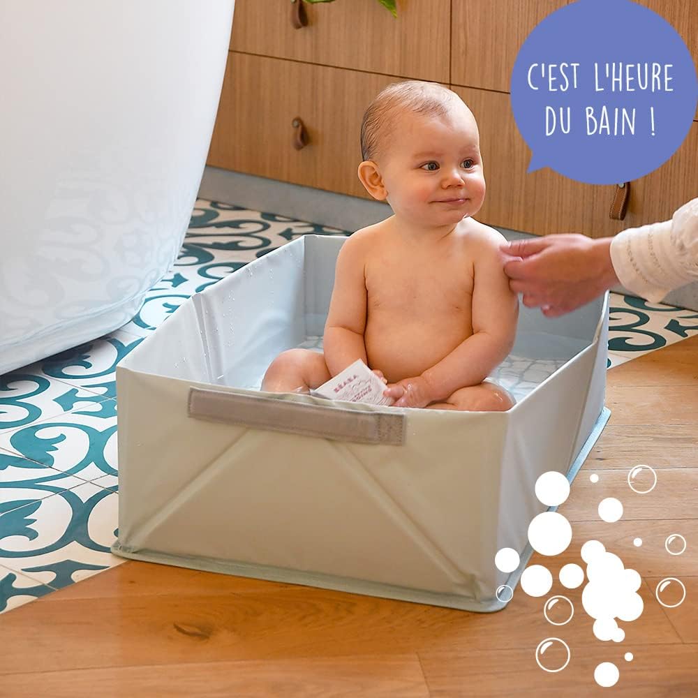 Baignoire Pliable BéBé Baignoire Bebe, Plastique Bain Bebe pour