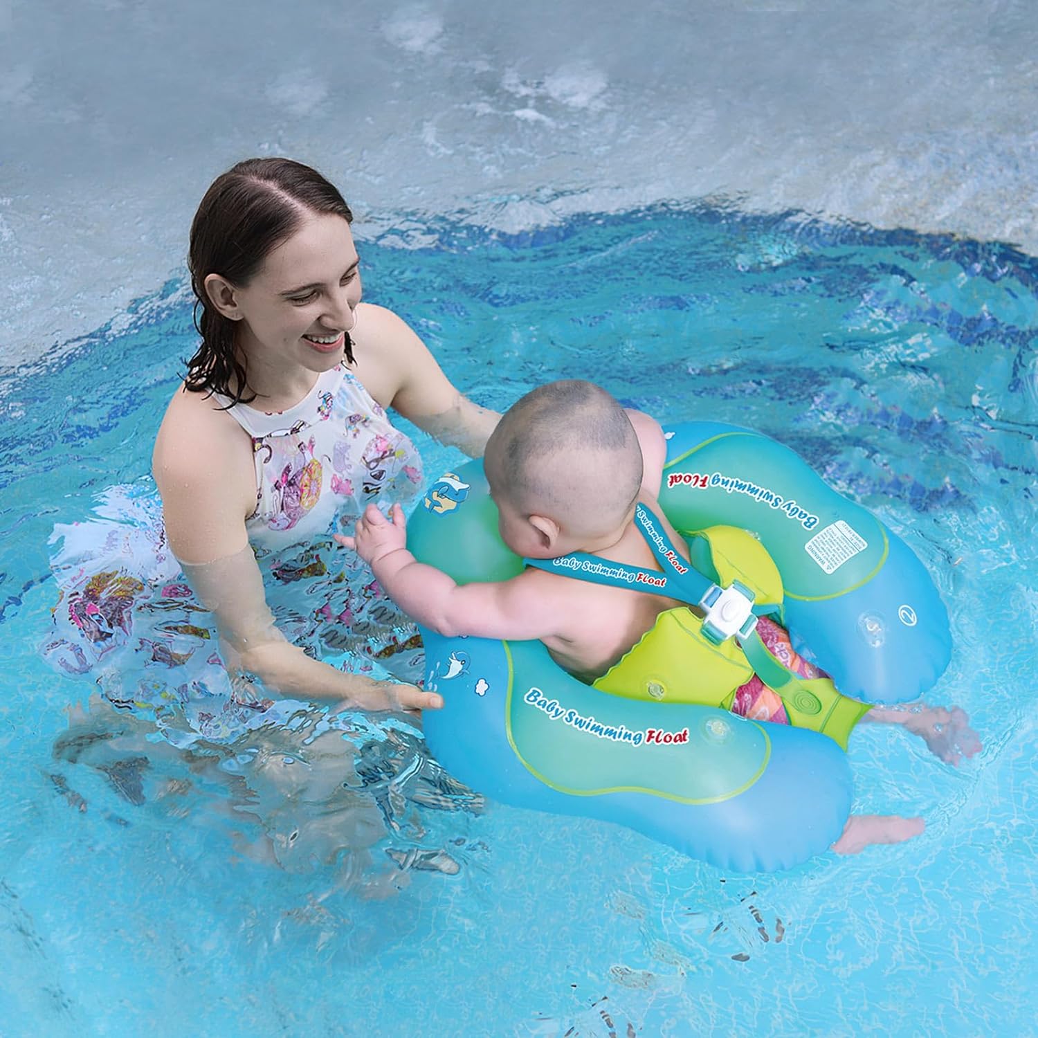 Bouée Bébé gonflable avec parasol Anneau de Natation pour bébé Bébé Siège  De Piscine pour Bébé Enfants